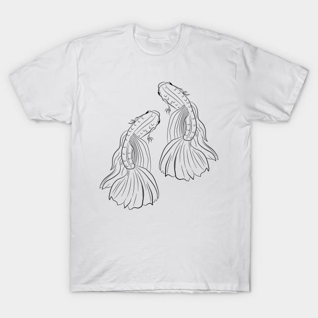 Fish Dance Up T-Shirt by kelnan